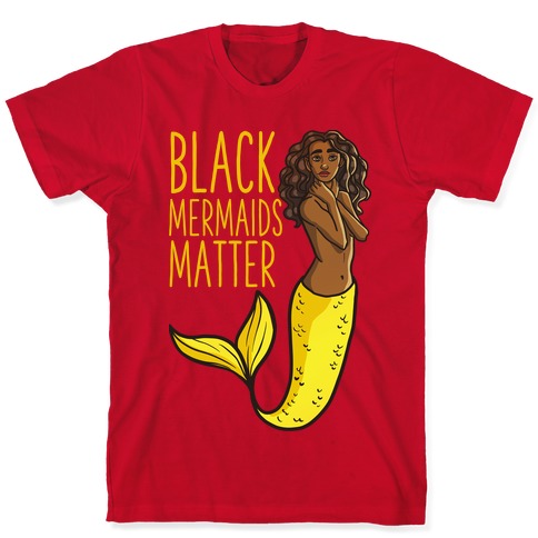 black mermaid t shirt