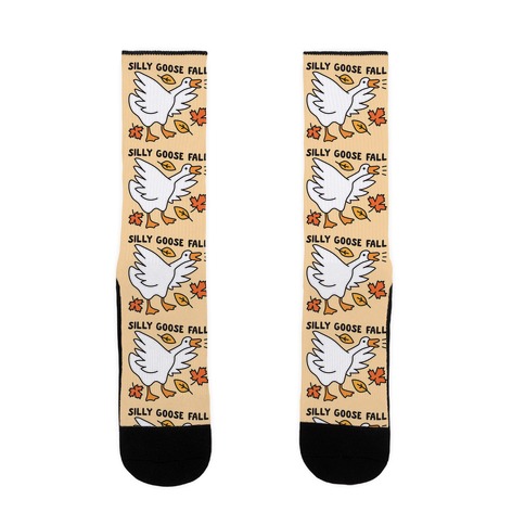 Silly Goose Fall Sock
