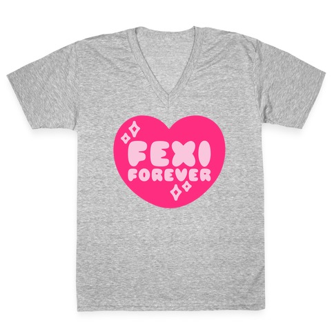 Fexi Forever  V-Neck Tee Shirt