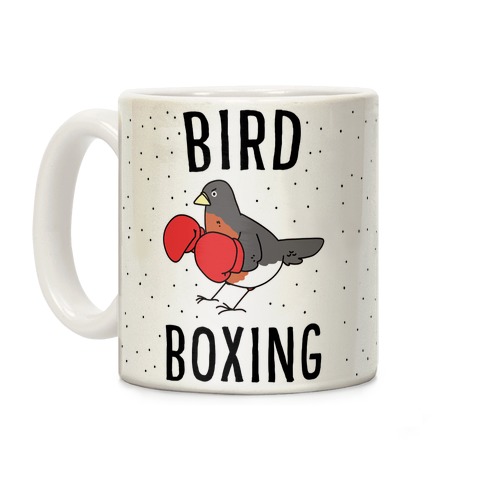 Bird Boxing Coffee Mug