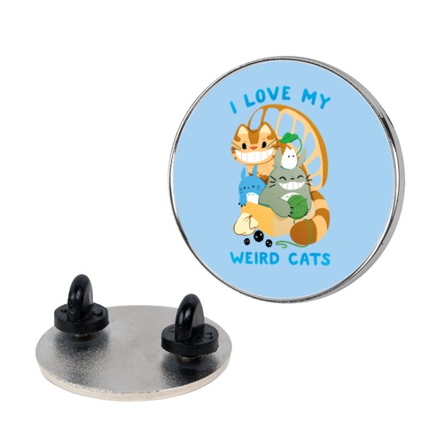I love my weird cats Pin