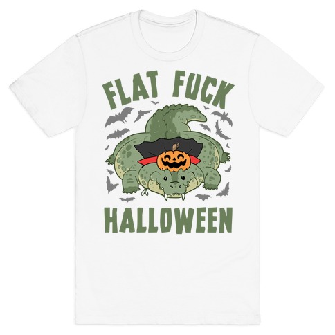 Flat F*** Halloween T-Shirt