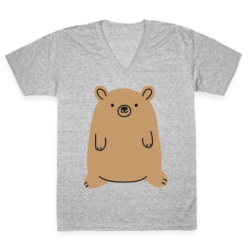 Fat Bear V-Neck Tee Shirt