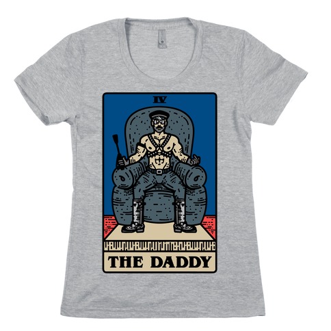 The Daddy Tarot Card Parody Womens T-Shirt