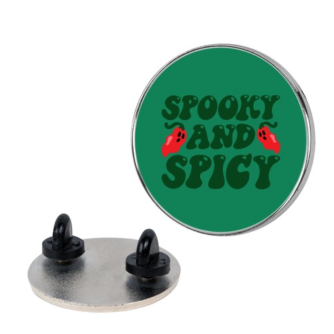 Spooky and Spicy Ghost Peppers Pin
