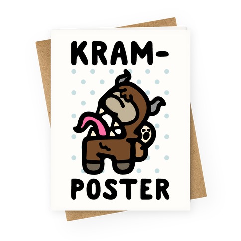 Kram-Poster Greeting Card