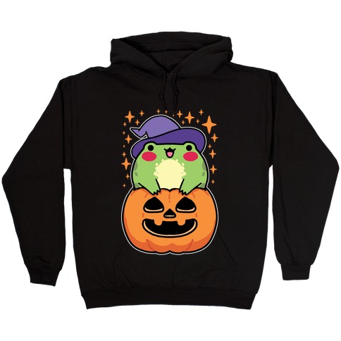 Cute Halloween Frog Hooded Sweatshirt