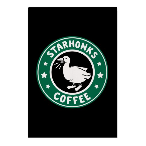 Starhonks Coffee Parody Garden Flag