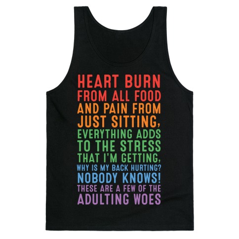 These Are A Few Of The Adulting Woes Tank Top