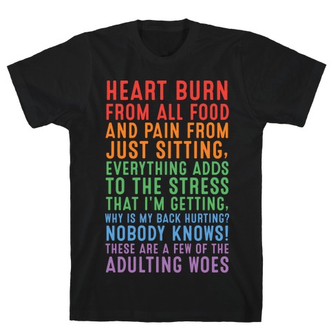 These Are A Few Of The Adulting Woes T-Shirt