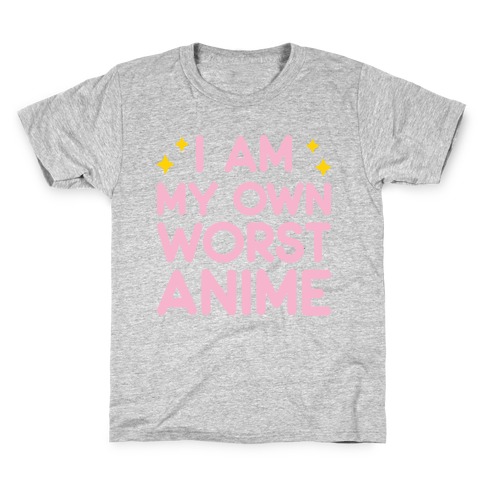 I Am My Own Worst Anime Kids T-Shirt