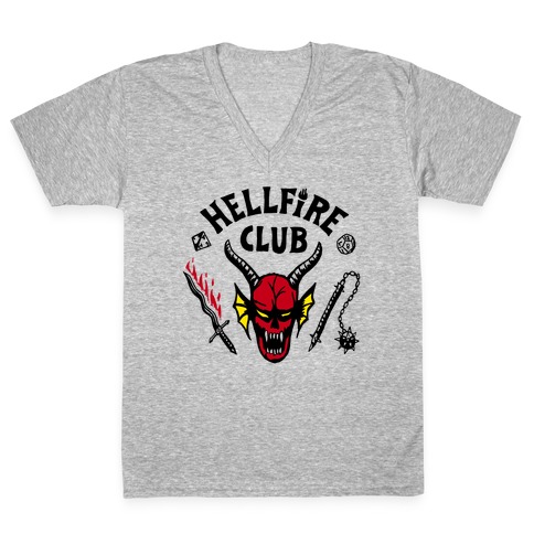 Hellfire D&D Club  V-Neck Tee Shirt