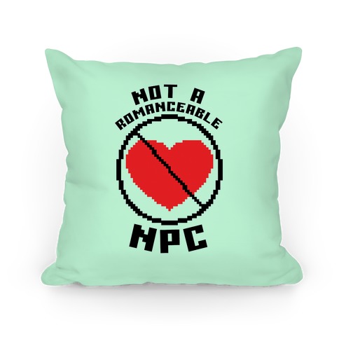 Not A Romanceable NPC Pillow