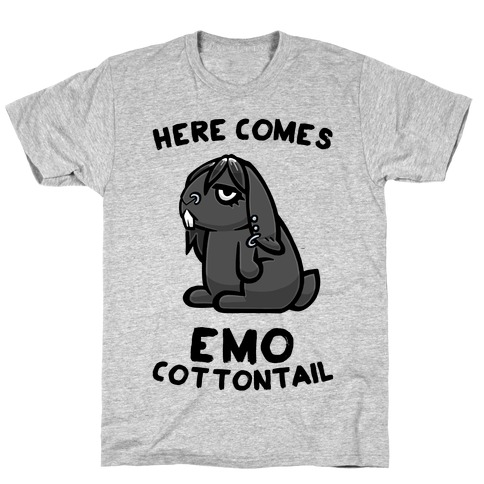 Here Comes Emo Cottontail T-Shirt