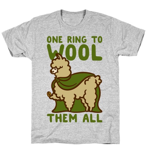 One Ring To Wool Them All Parody T-Shirt