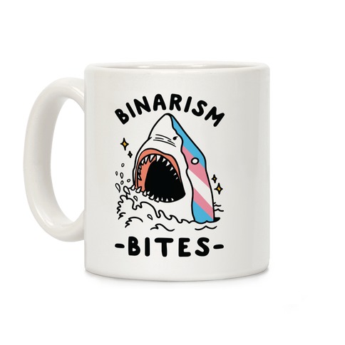 Binarism Bites Transgender Coffee Mug