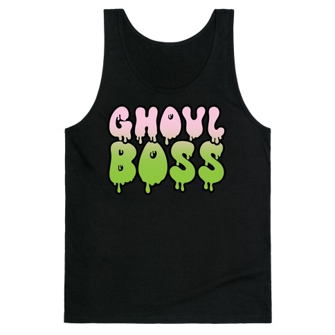 Ghoul Boss Girl Boss Parody Tank Top