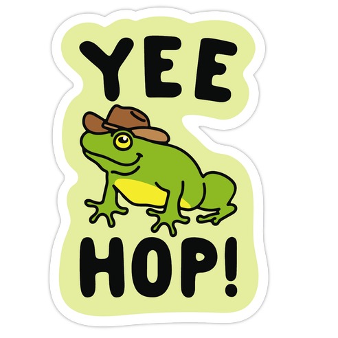 Yee Hop Die Cut Sticker