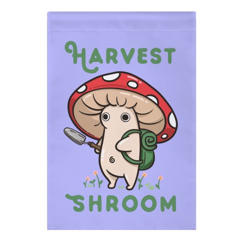 Harvest Shroom Garden Flag