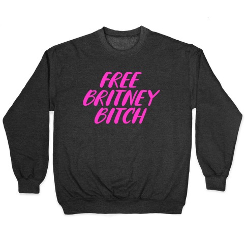 Grindstore da Uomo Free Britney Bitch T-Shirt Maglietta Bianca 