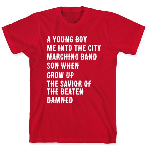 When I Was a Young Boy (1 of 2 pair) T-Shirts | LookHUMAN