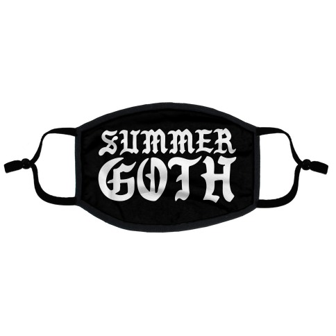 Summer Goth Flat Face Mask