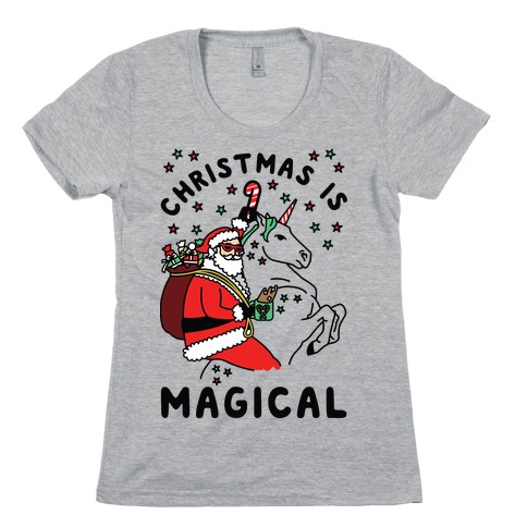 Christmas Is Magical Womens T-Shirt