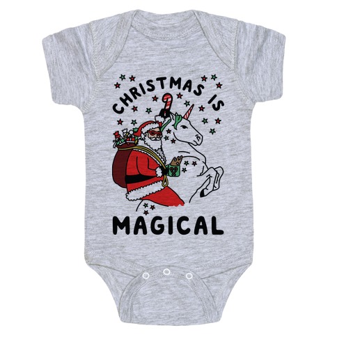 Christmas Is Magical Baby One-Piece
