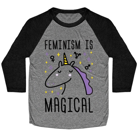 Feminism Is Magical Baseball Tee