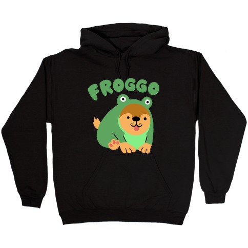 Froggo Doggo Frog Hooded Sweatshirt