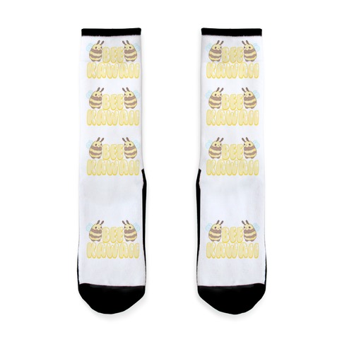 Bee Kawaii Sock