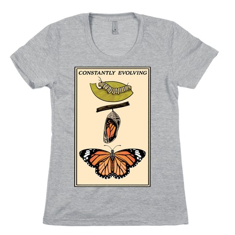 Constantly Evolving Monarch Butterfly Womens T-Shirt