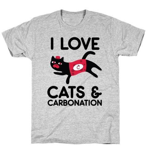 I Love Cats & Carbonation T-Shirt