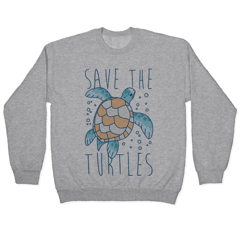 Save the Turtles Pullover