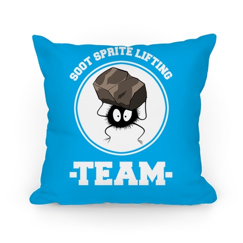Soot Sprite Lifting Team Pillow