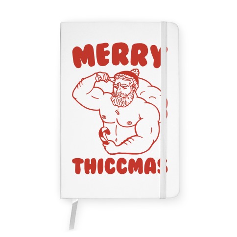 Merry Thiccmas Parody Notebook