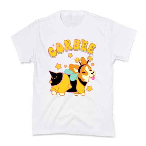 Corbee Corgi in a Bee Costume Kids T-Shirt