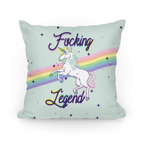 F***ing Legend (Unicorn) Pillow