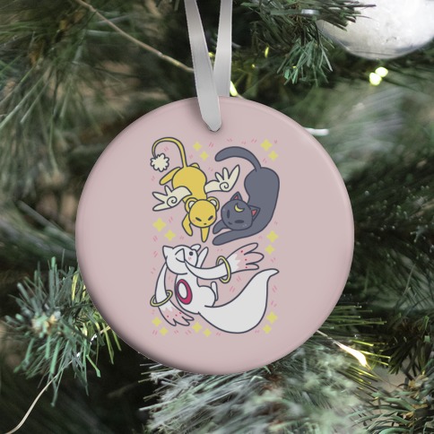Magical Mascots - Luna, Kero and Kyubey Ornament
