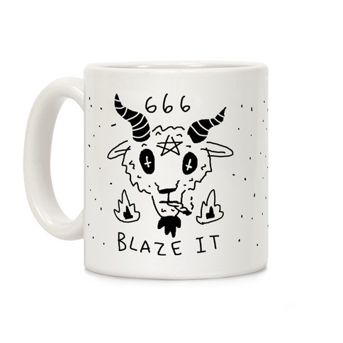 666 Blaze It Satan Coffee Mug