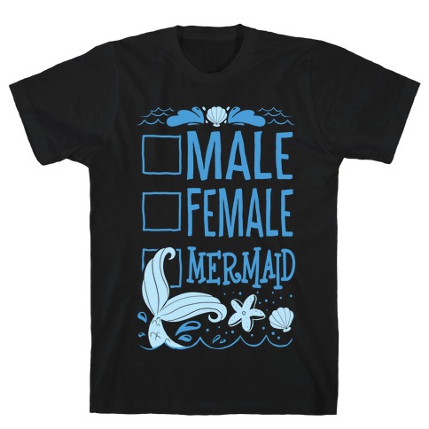 Male, Female, Mermaid T-Shirt