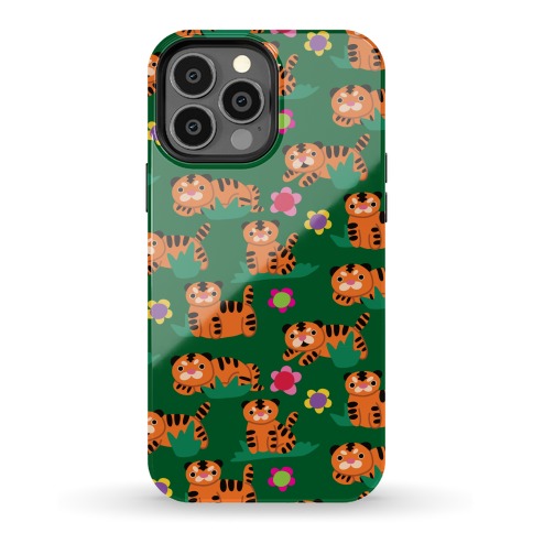 Forest Tigers Pattern Phone Case