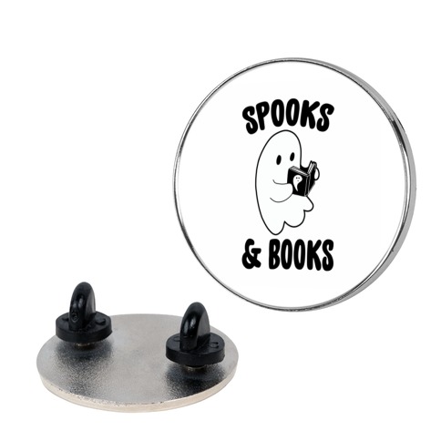 Spooks and Books Pin