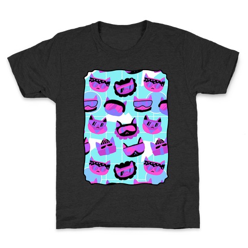 Gnarly Snowboard Cats Kids T-Shirt