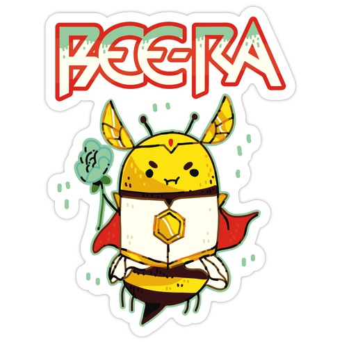 Bee-Ra Die Cut Sticker