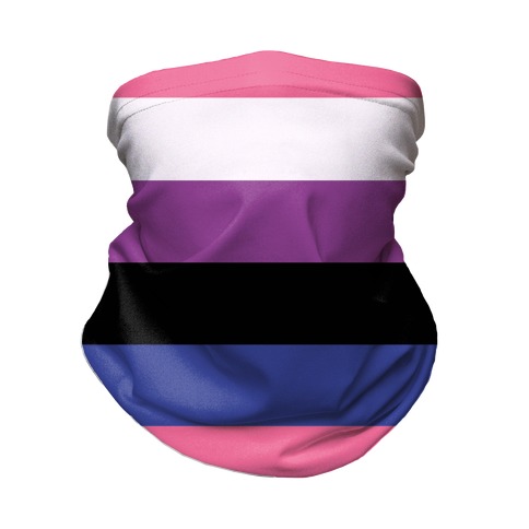 Gender Fluid Pride Flag Neck Gaiter