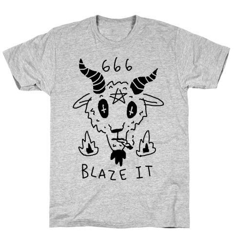 666 Blaze It Satan T-Shirt