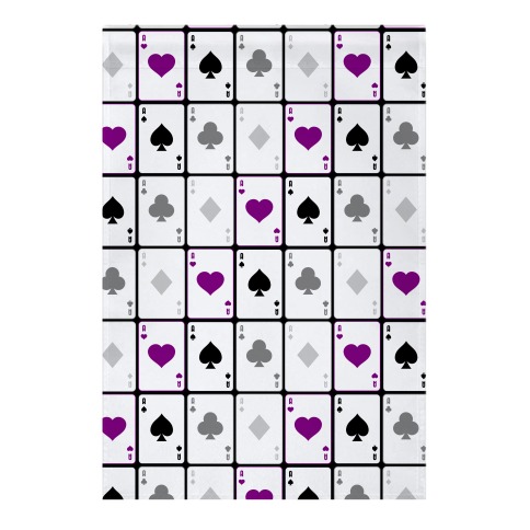 Asexual Aces Pattern Garden Flag