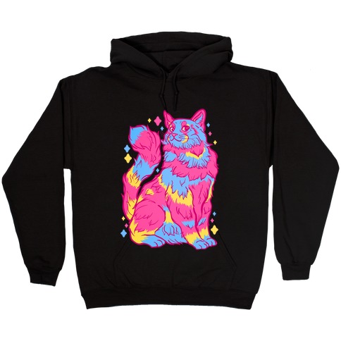 Pansexual Pride Cat Hooded Sweatshirt