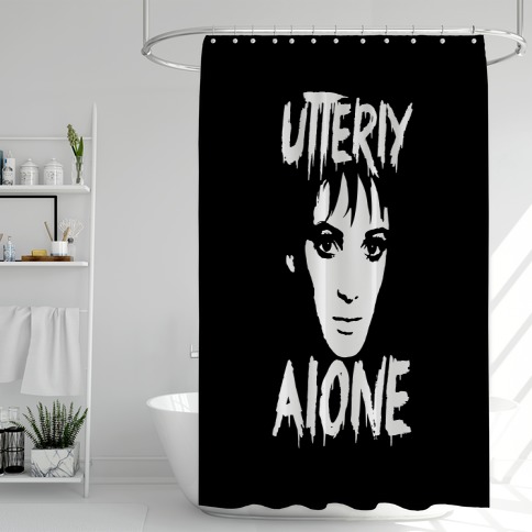 Utterly Alone Shower Curtain